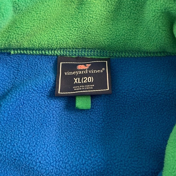 Vineyard Vines boys zip-up fleece size 20 EUC - Picture 6 of 10